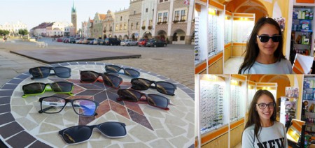 Dioptrické brýle s polarizačním klipem